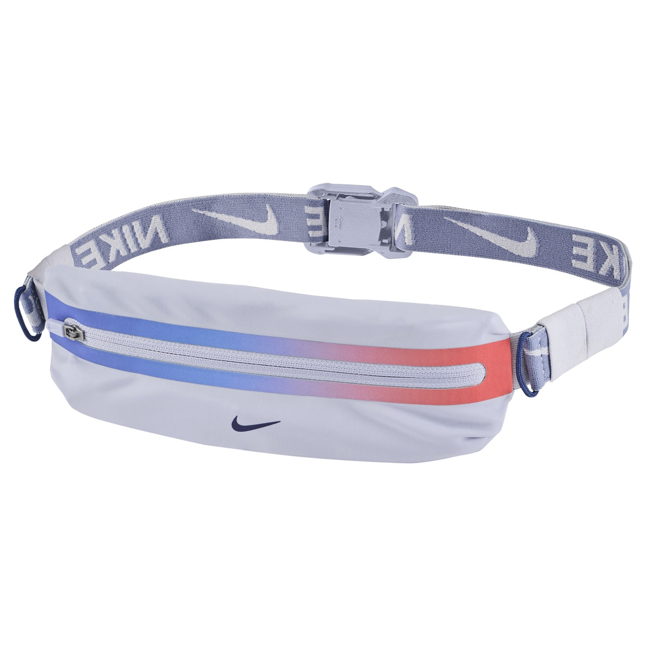 Nike Slim Waistpack 4.0 accessory with adjustable strap and zippered pocket, designed for convenient storage and style.
