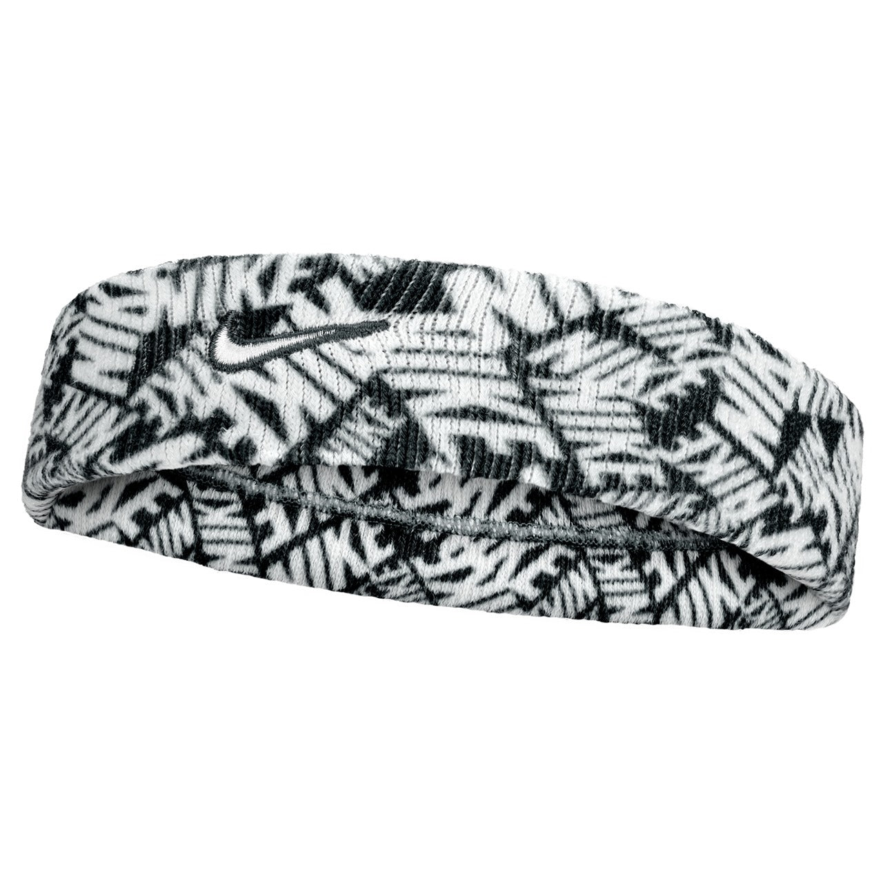 Nike Headband Dri-Fit Swoosh Classic Printed Black/White