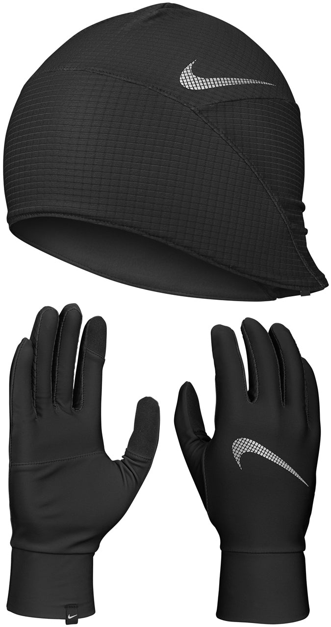 Nike Mens Essential Running Hat And Glove Set
