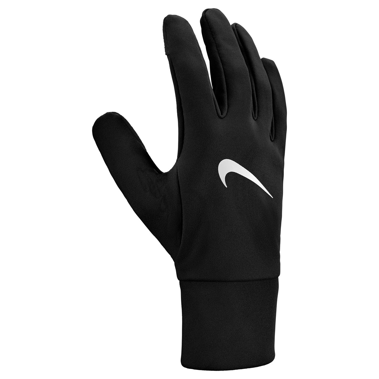 Nike men's Therma-Fit fleece winter gloves with thermal lining, designed for warmth and comfort during cold weather.
