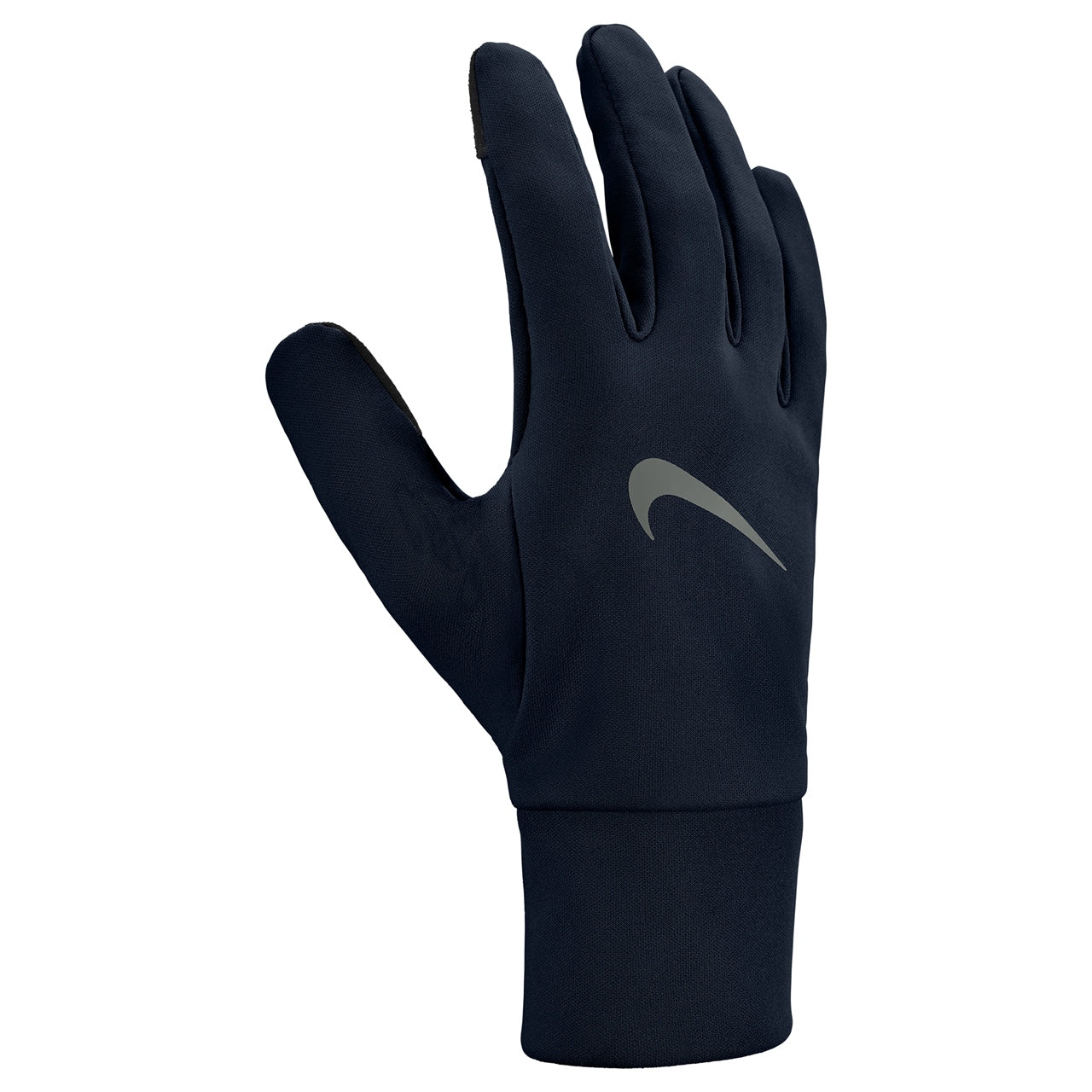 Nike men's Therma-Fit fleece winter gloves with thermal lining, designed for warmth and comfort during cold weather.