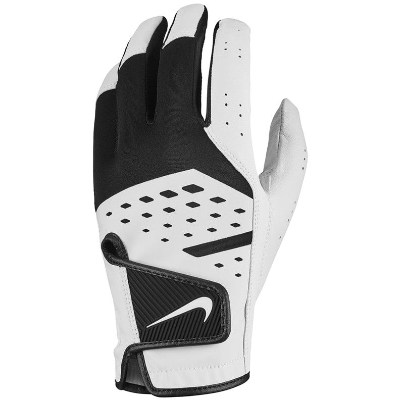 Men's Nike Tech Extreme VII golf glove for left hand, with breathable fabric and reinforced palm for enhanced grip and durability.