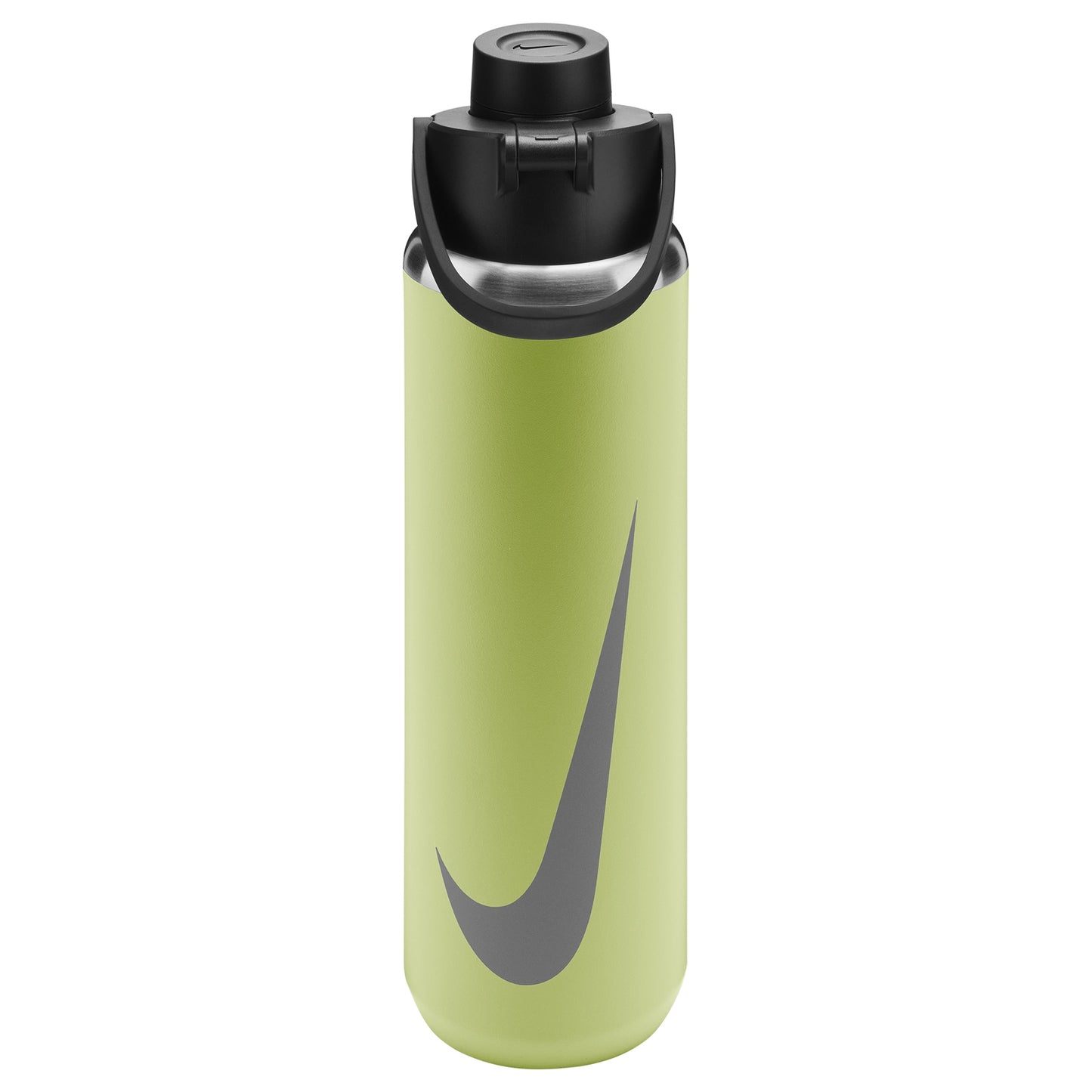 Nike SS Recharge Chug Bottle 24oz sports water bottle with a sleek design, durable plastic, and a wide mouth for easy filling.