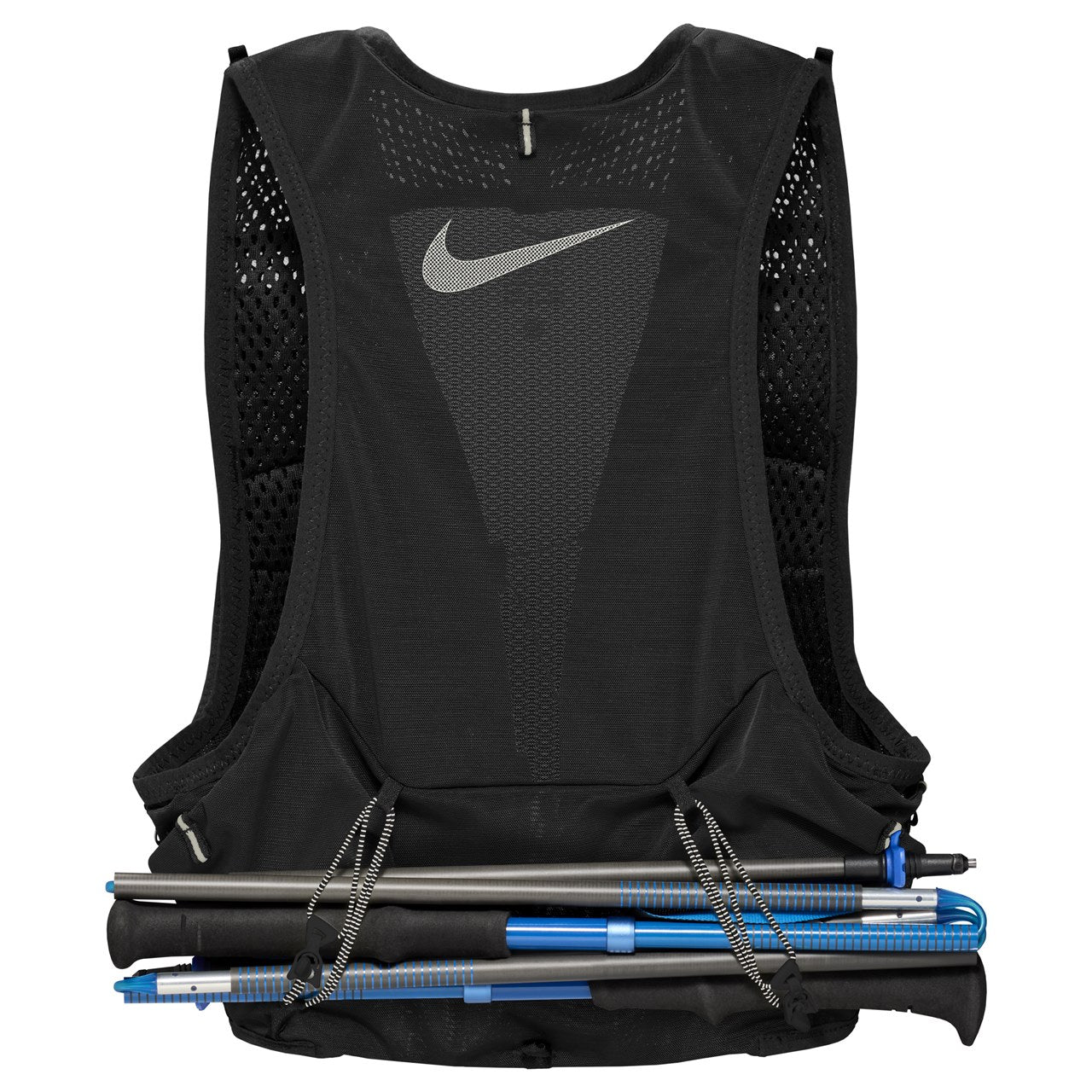 Nike Run Vest 5L hydration vest with adjustable straps and front pockets for running accessories and hydration during workouts.
