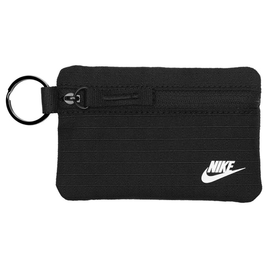 Nike Club Pouch Wallet, zip pouch accessory with Nike logo, compact design, black fabric, perfect for everyday organization.