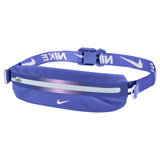 Nike Slim Waistpack 4.0 accessory with adjustable strap and zippered pocket, designed for convenient storage and style.