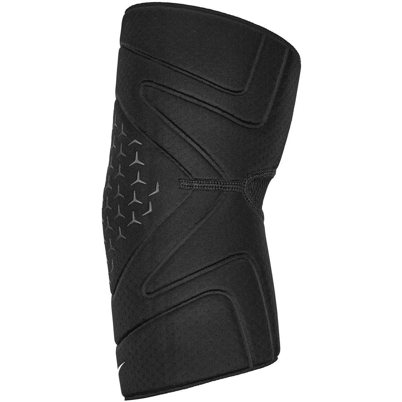 Nike Pro Elbow Sleeve 3.0 supports with breathable fabric, shown in black with Nike branding on the support.