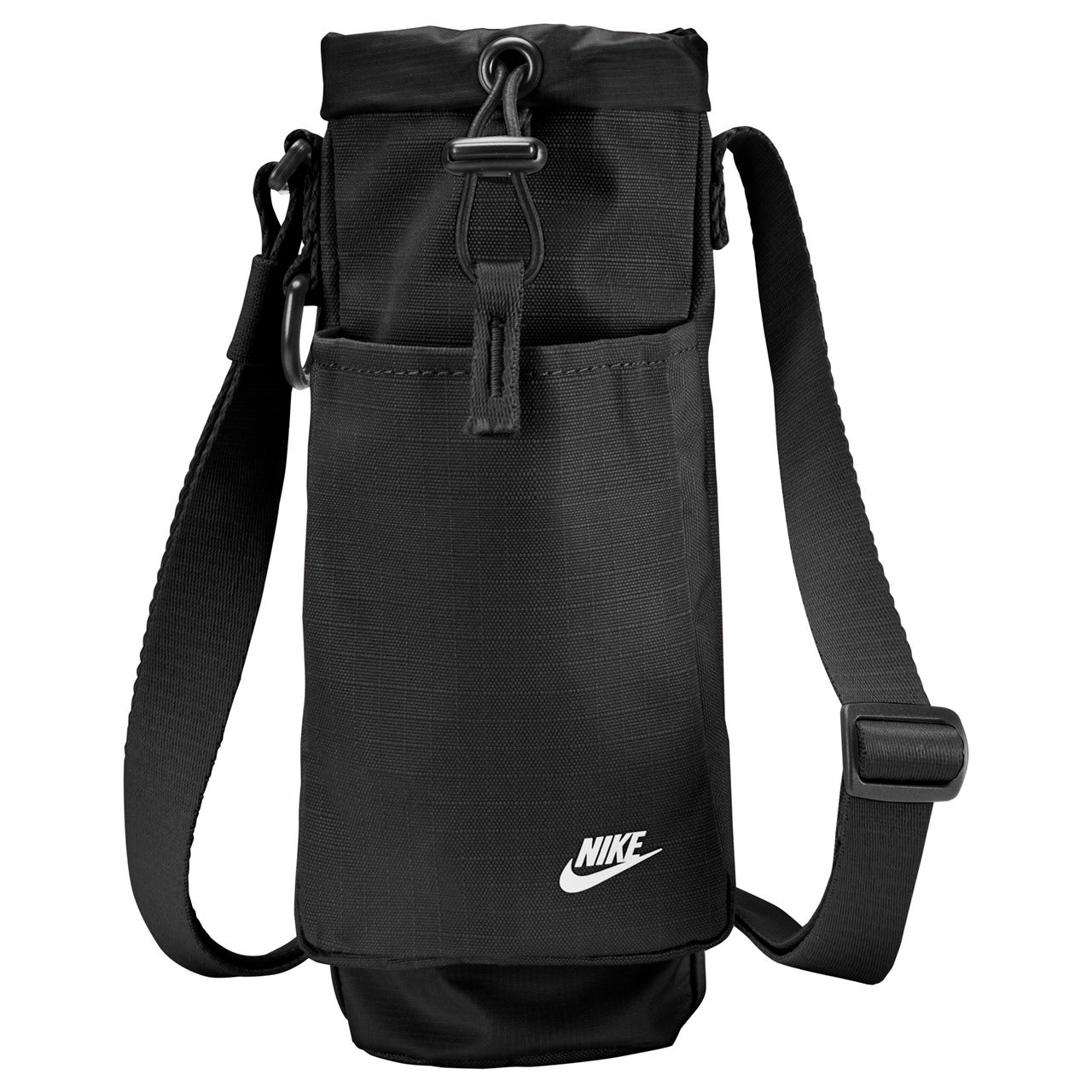 Nike Club Hydration Carrier in black, a versatile accessory with multiple bottles for on-the-go hydration.