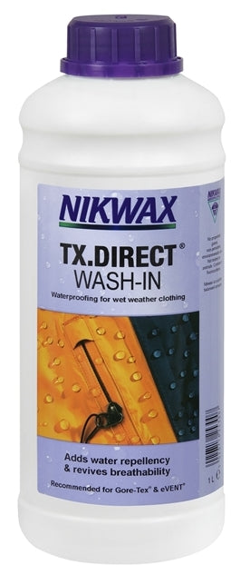 Nikwax Tx Direct Wash-In 1.0 Litre Large