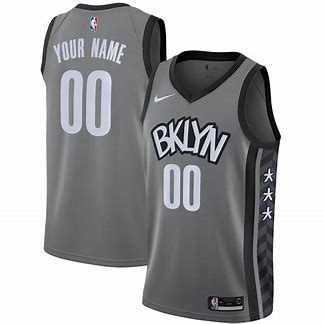 NBA Youth Brooklyn Nets Nike Swingman Jersey Statement Edition - Custom