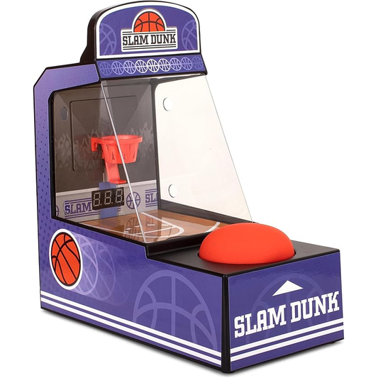 Thumbs Up Retro Mini Arcade Basketball Game for indoor sports, featuring colorful design and small size for home entertainment.