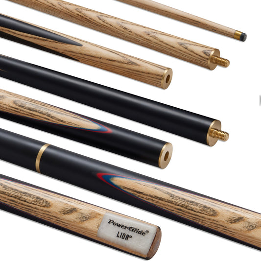 Powerglide Pool Cue English Lion 57in 3 Piece 8.5Mm