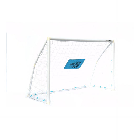 PrecisionPLAY Quick Net football garden goal with durable frame and net for outdoor soccer practice and recreational play.