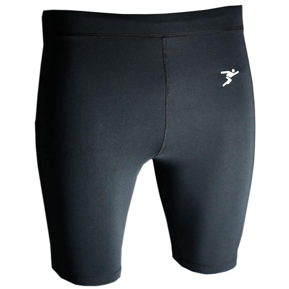 Junior Precision Essential Baselayer Shorts in black, lightweight athletic shorts designed for sports and active wear.