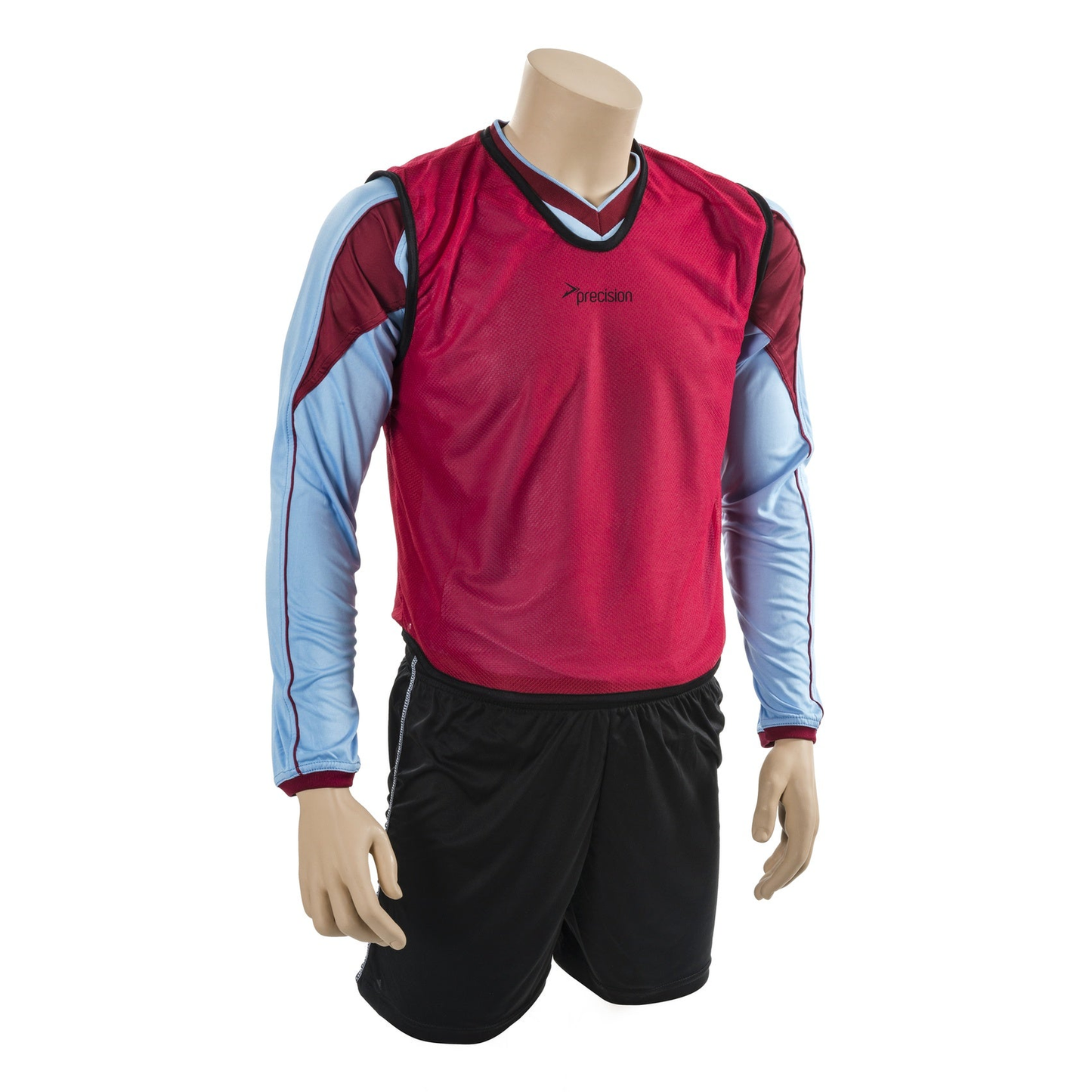 Precision Mesh Training Bib for infants and kids, lightweight sporting goods bib with breathable mesh fabric, in colorful design.