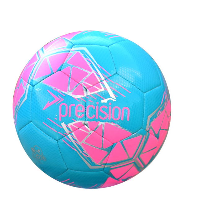Precision Fusion Midi Size 2 training ball for soccer, featuring the brand's logo and textured surface for optimal grip.