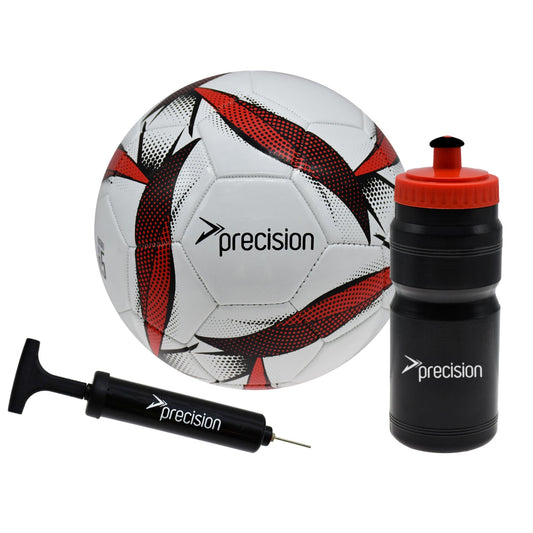 Precision football gift set with a soccer ball, pump, and accessories, perfect for sports enthusiasts and football fans.
