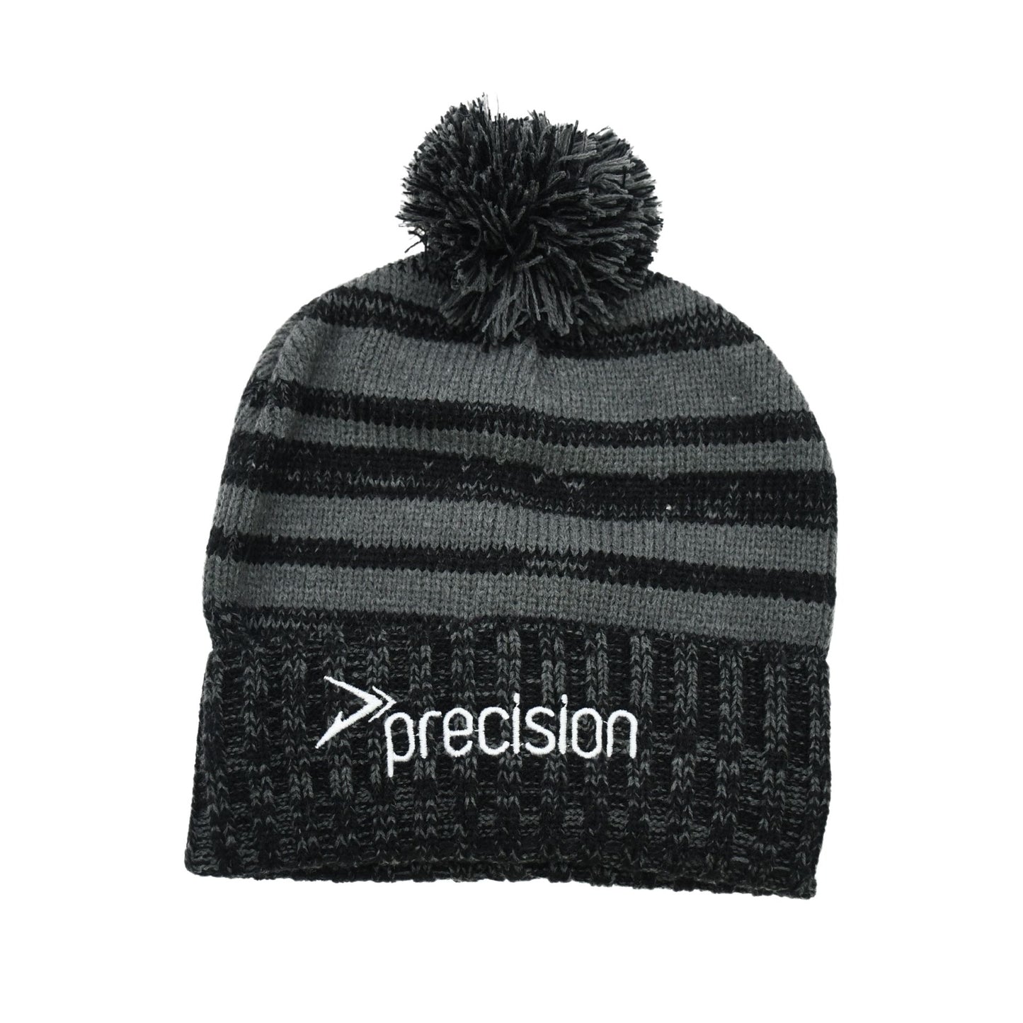 Precision Pom Beanie Hat, sporty winter accessory with a pom detail, ideal for cold weather and outdoor activities.