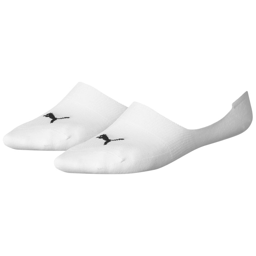 Puma invisible footie socks, 2 pairs, low-cut sporty ankle socks designed for comfort and discreet wear.
