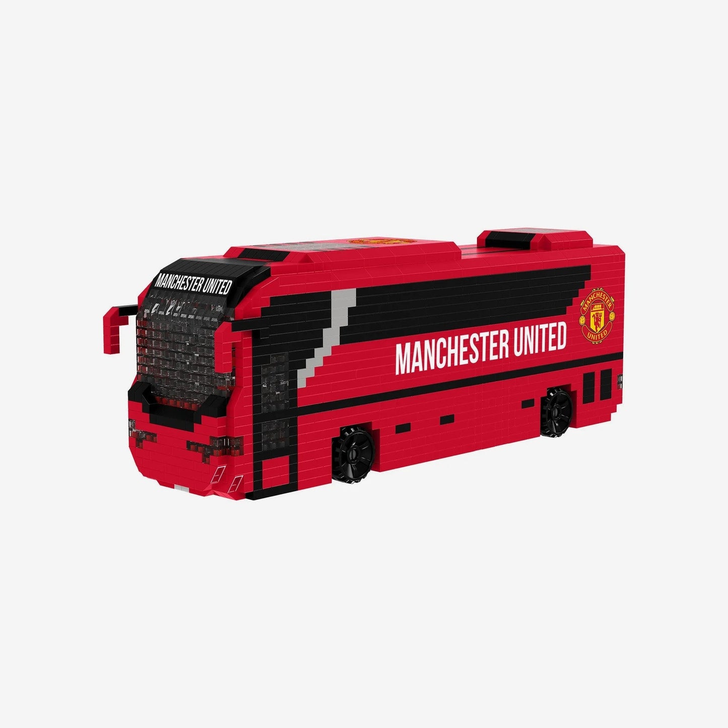 Foco Team Merchandise 3D BRXLZ Coach figure, colorful plastic sporting goods toy with coach design and team branding.