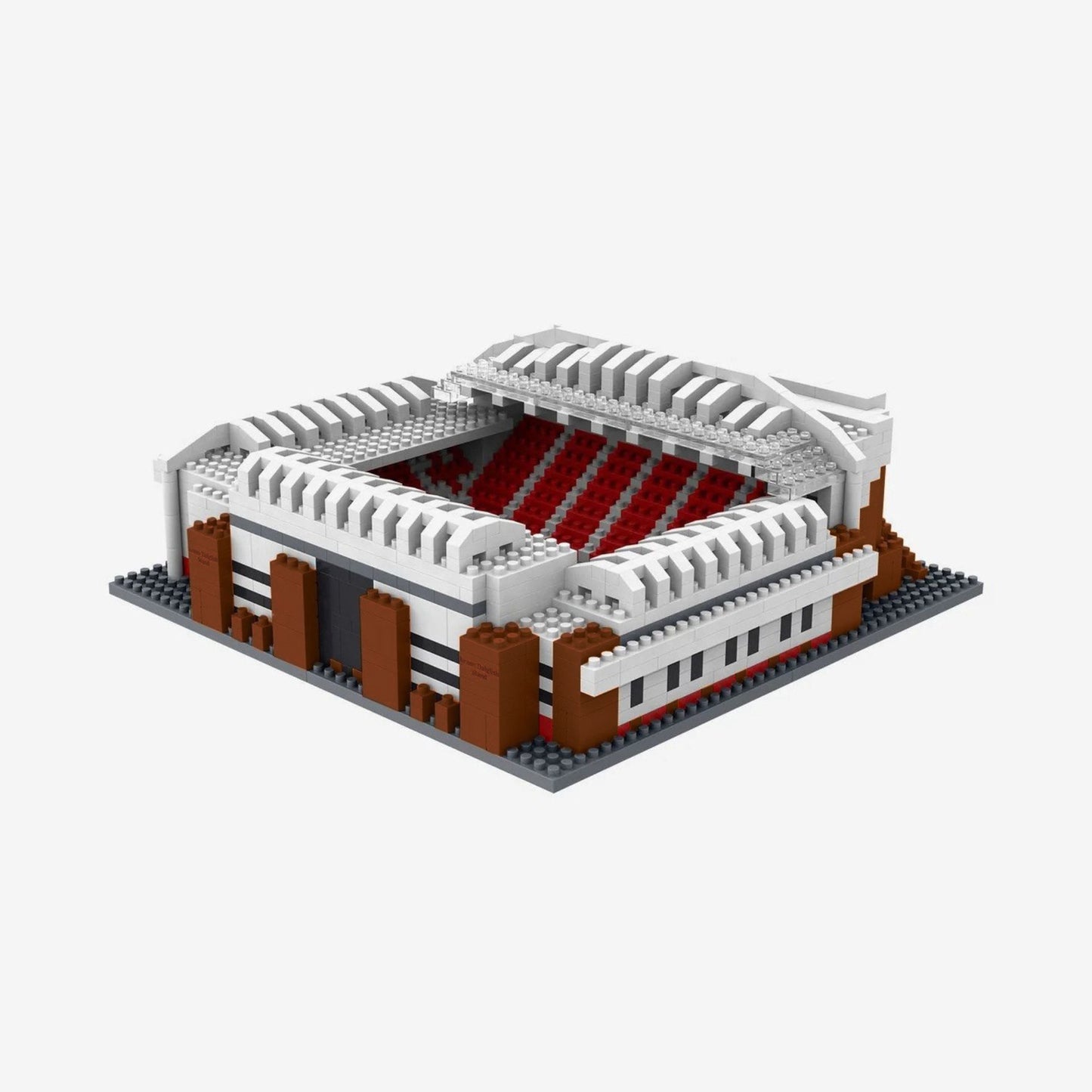 Foco Team Merchandise 3D Mini BRXLZ Stadium model, detailed sporting goods replica with colorful design and intricate building features.