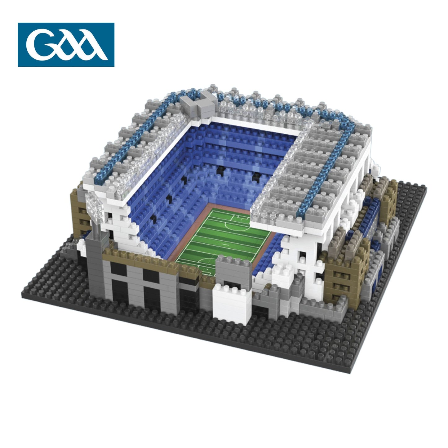 Foco Team Merchandise 3D Mini BRXLZ Stadium sports-themed building toy with detailed stadium design.
