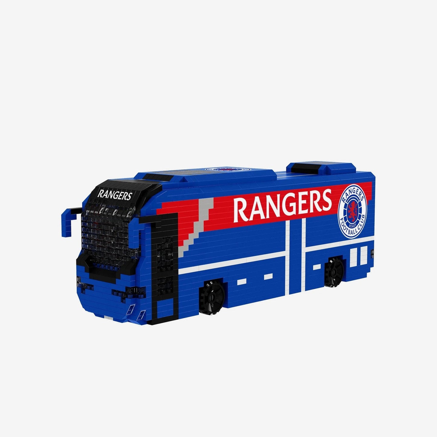 Foco Team Merchandise 3D BRXLZ Coach figure, detailed sporting goods toy with team coach design and vibrant colors.