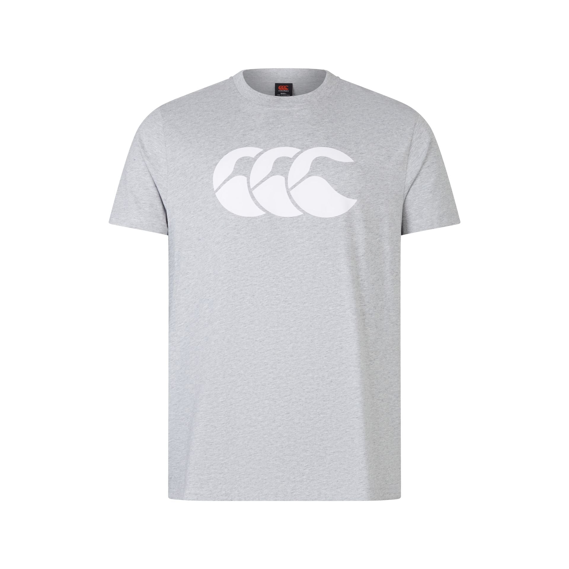 Canterbury men's logo T-shirt featuring the Canterbury brand logo on a casual sporting goods T-shirt, size XL.