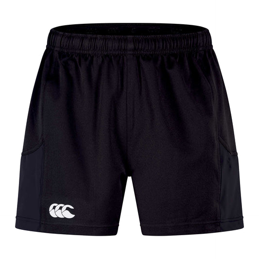 Canterbury Advantage rugby shorts in navy, lightweight sport shorts with adjustable waistband, designed for rugby players.