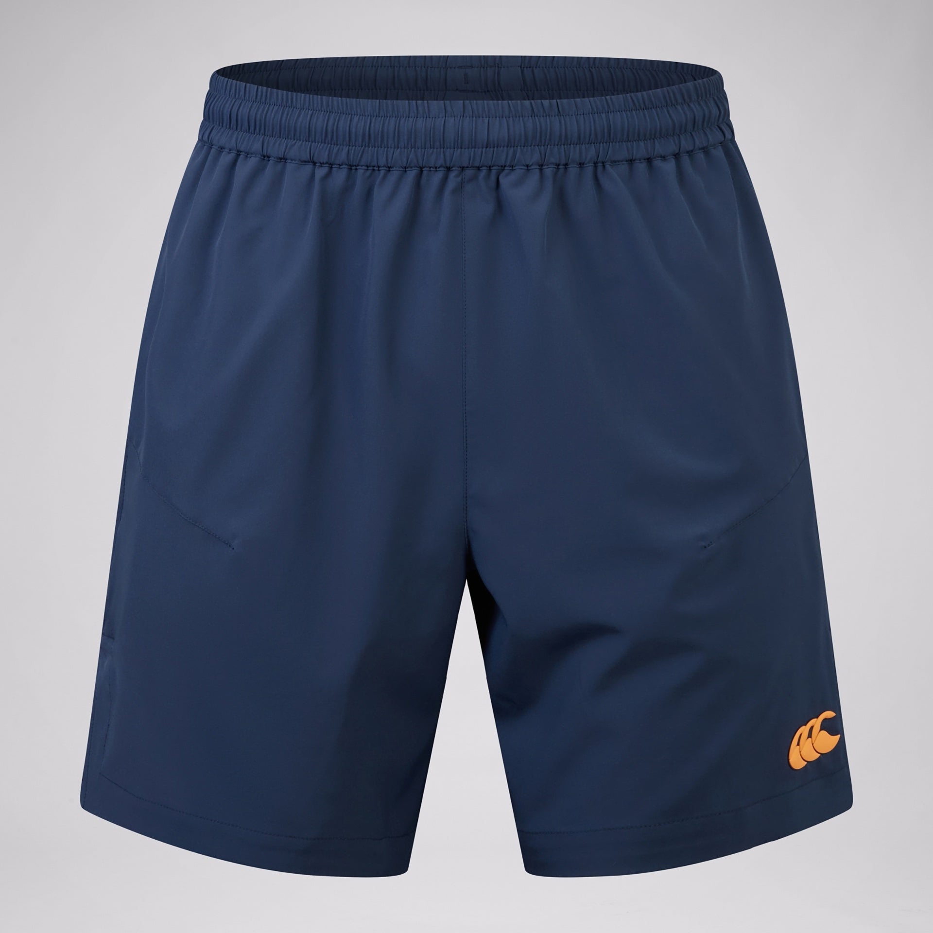 Canterbury woven 7-inch gym shorts for adults, featuring a comfortable fit and athletic design for sports and workouts.