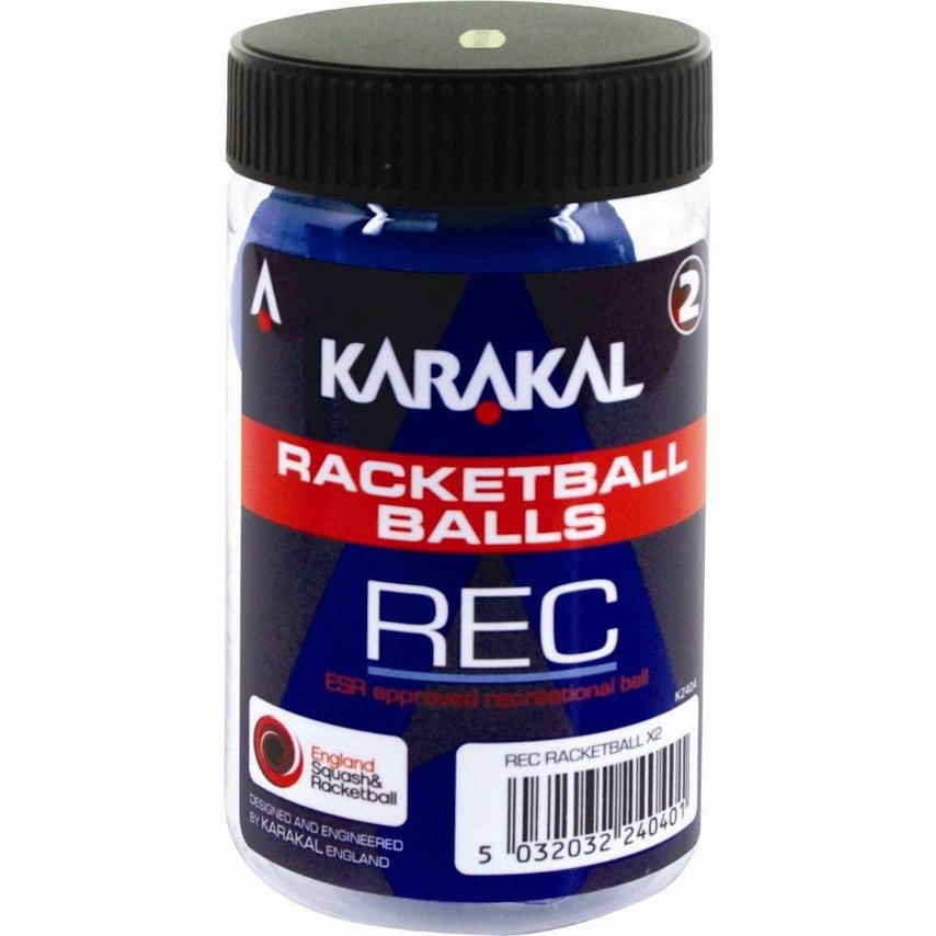 Karakal Racketball Balls Blue Rec - Tube Of 2