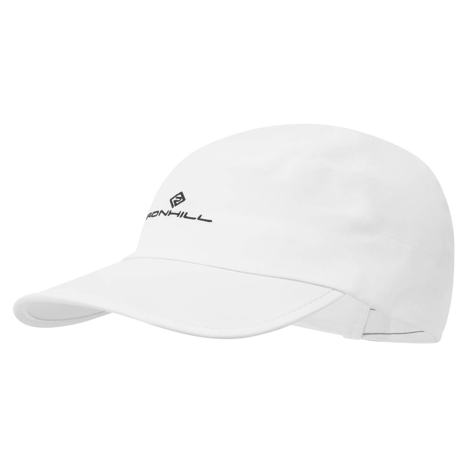 Ronhill Sunlight Cap for running, lightweight sun protection cap with adjustable strap, breathable fabric, in light color.