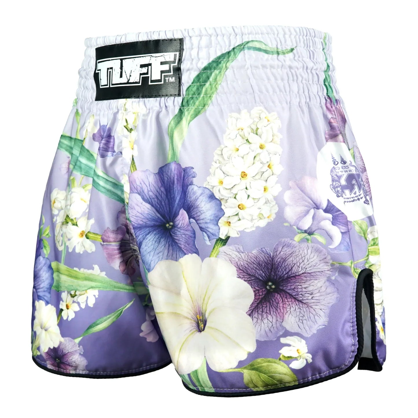 TUFF High-Cut Retro Muaythai Shorts Purple An-Chan