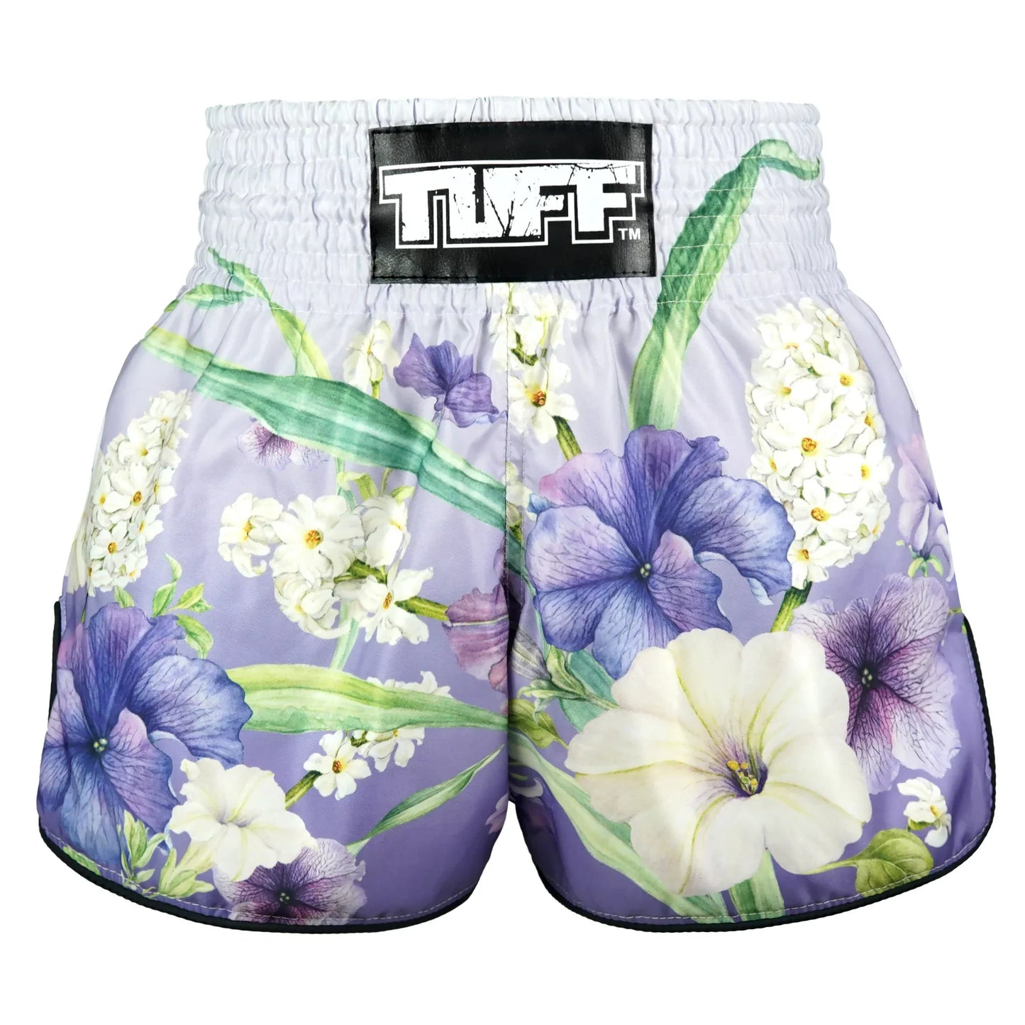 TUFF High-Cut Retro Muaythai Shorts Purple An-Chan