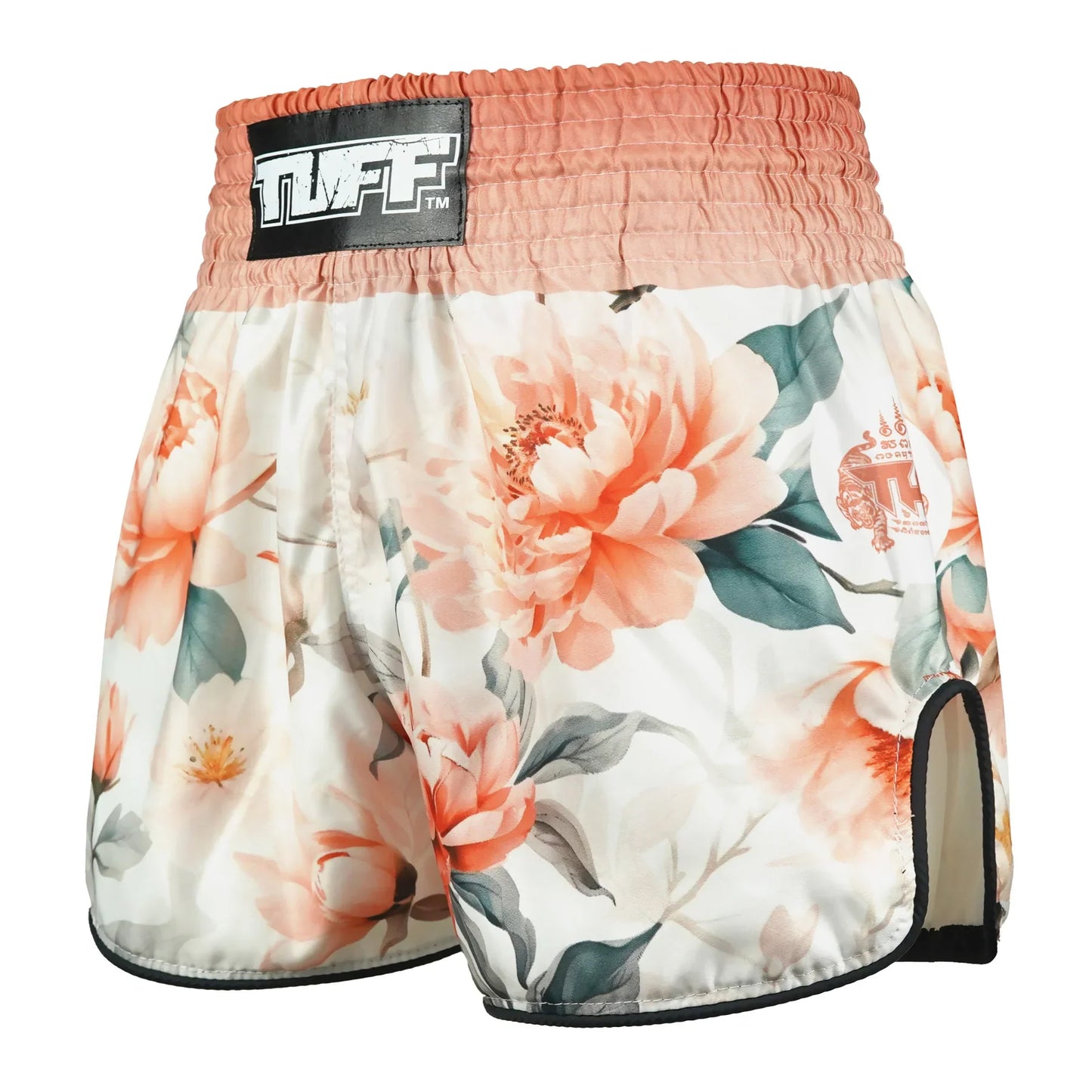 TUFF High-Cut Retro Muaythai Shorts Tub-Tim Bloom