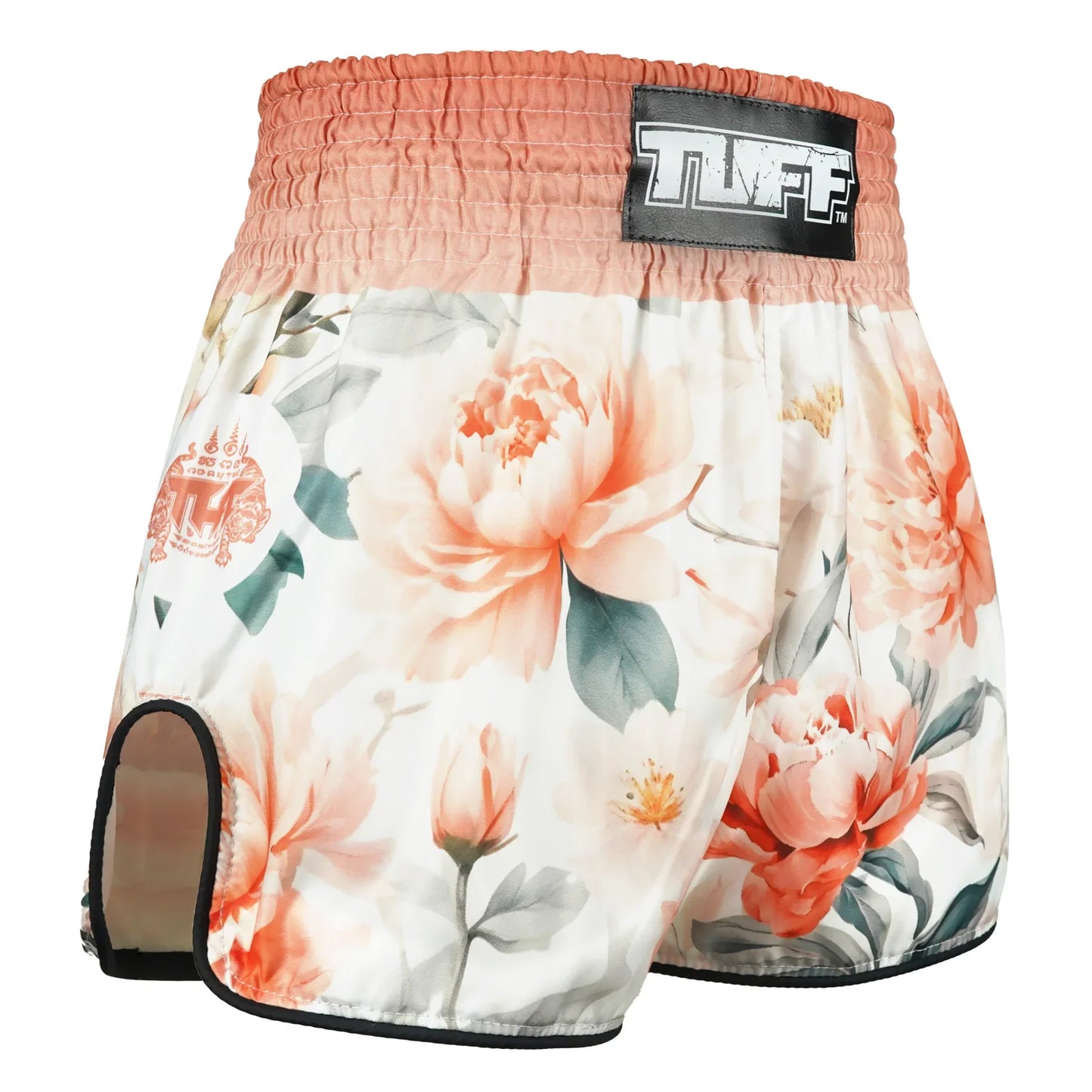TUFF High-Cut Retro Muaythai Shorts Tub-Tim Bloom