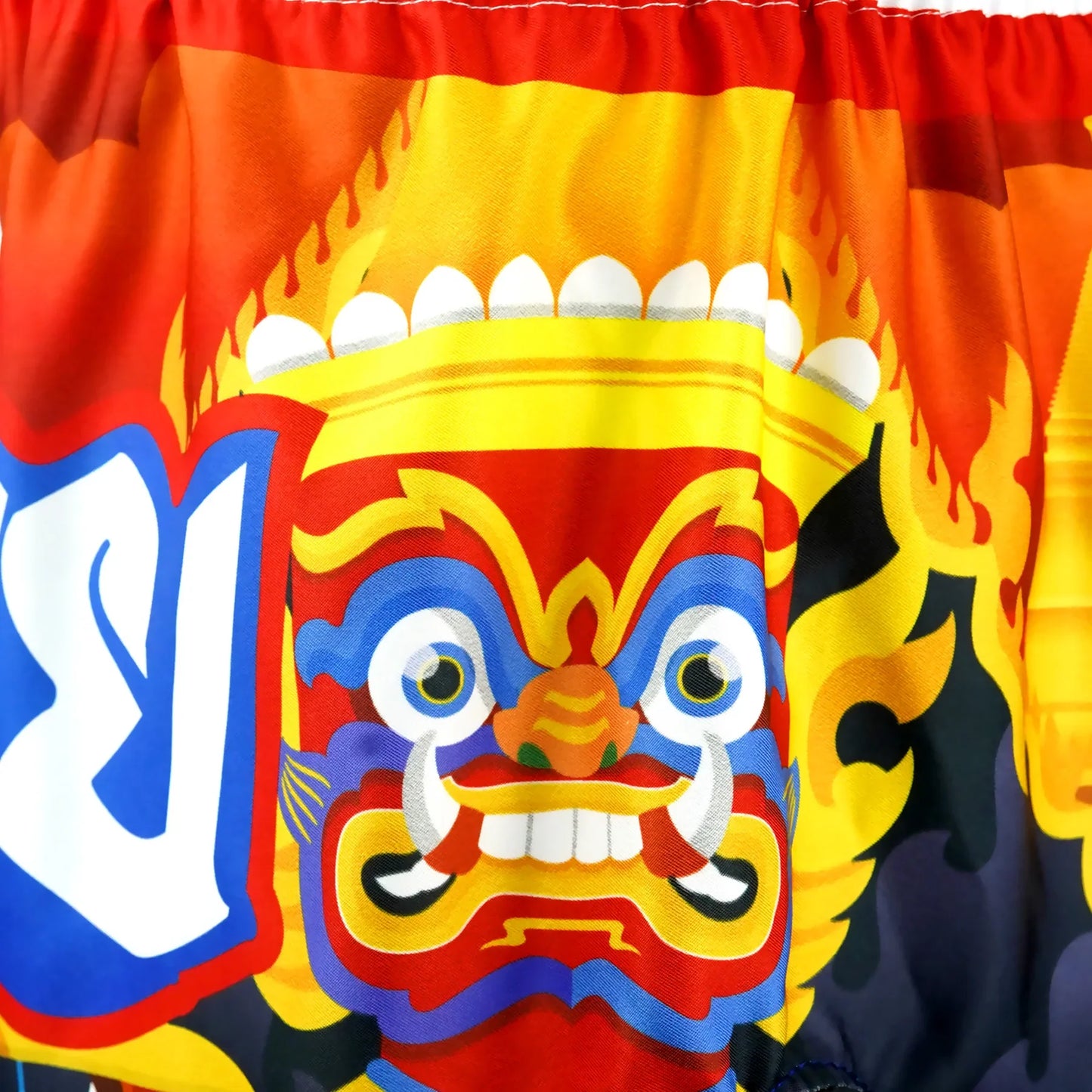 TUFF High-Cut Retro Muaythai Shorts The Siam in Motion