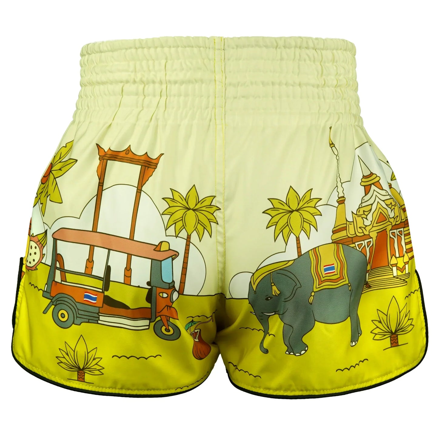 TUFF High-Cut Retro Muaythai Shorts The Sunshine Journey