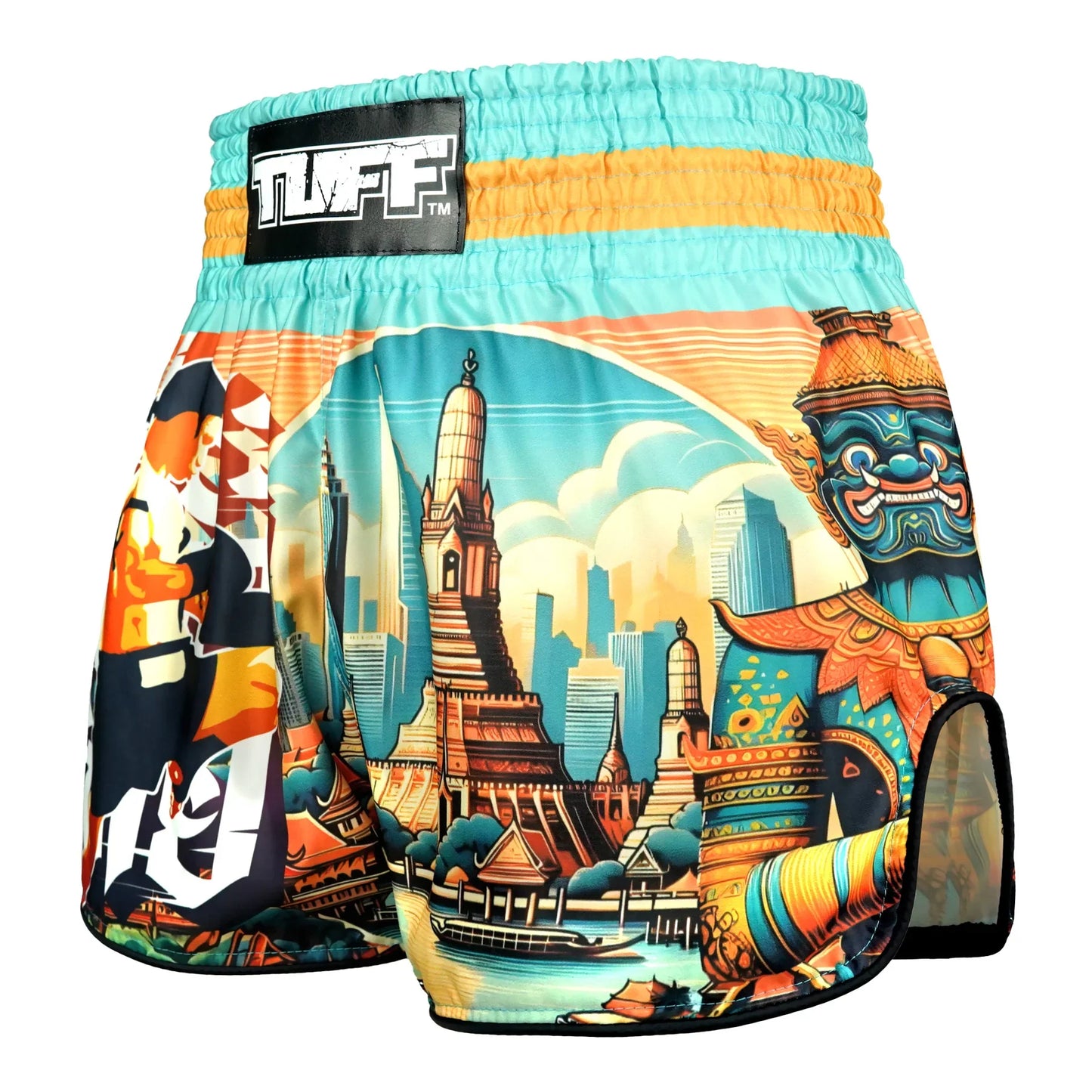 TUFF High-Cut Retro Muaythai Shorts The Legacy of Thailand