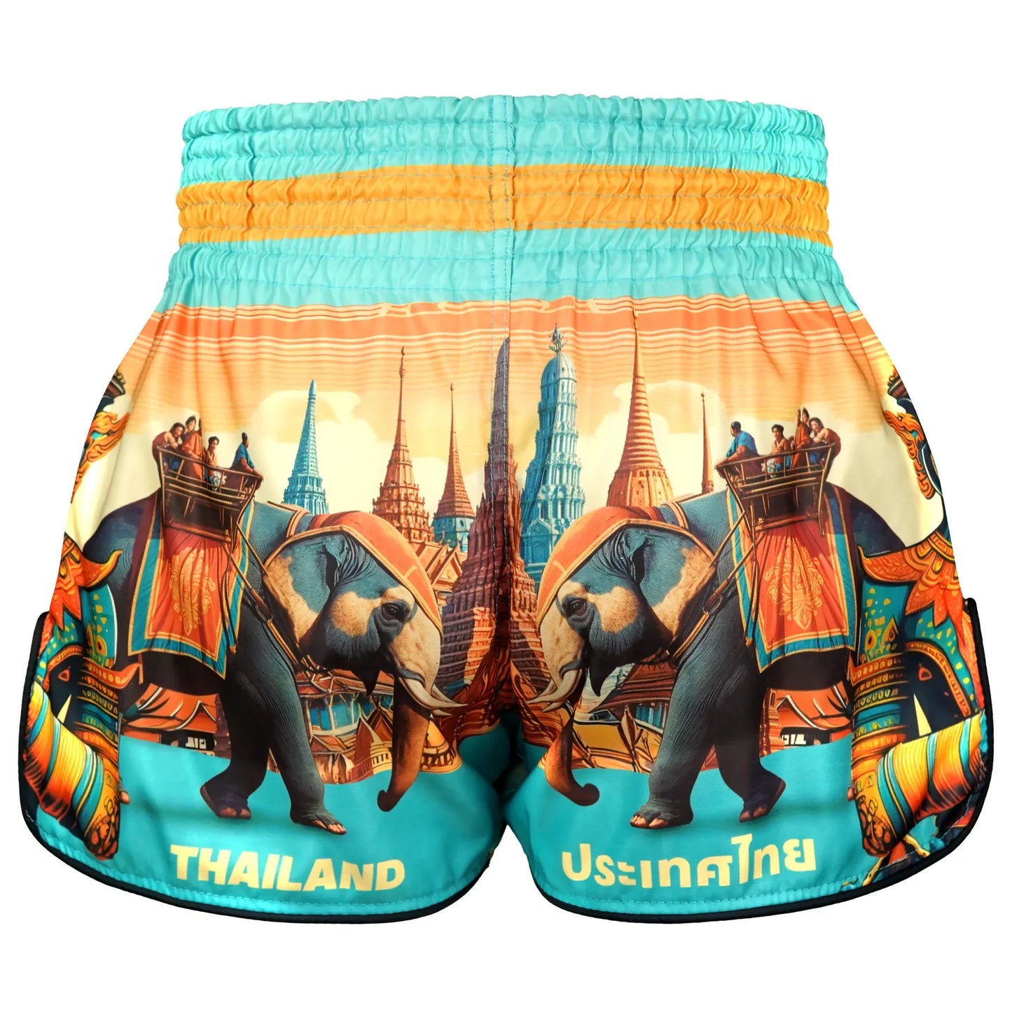 TUFF High-Cut Retro Muaythai Shorts The Legacy of Thailand