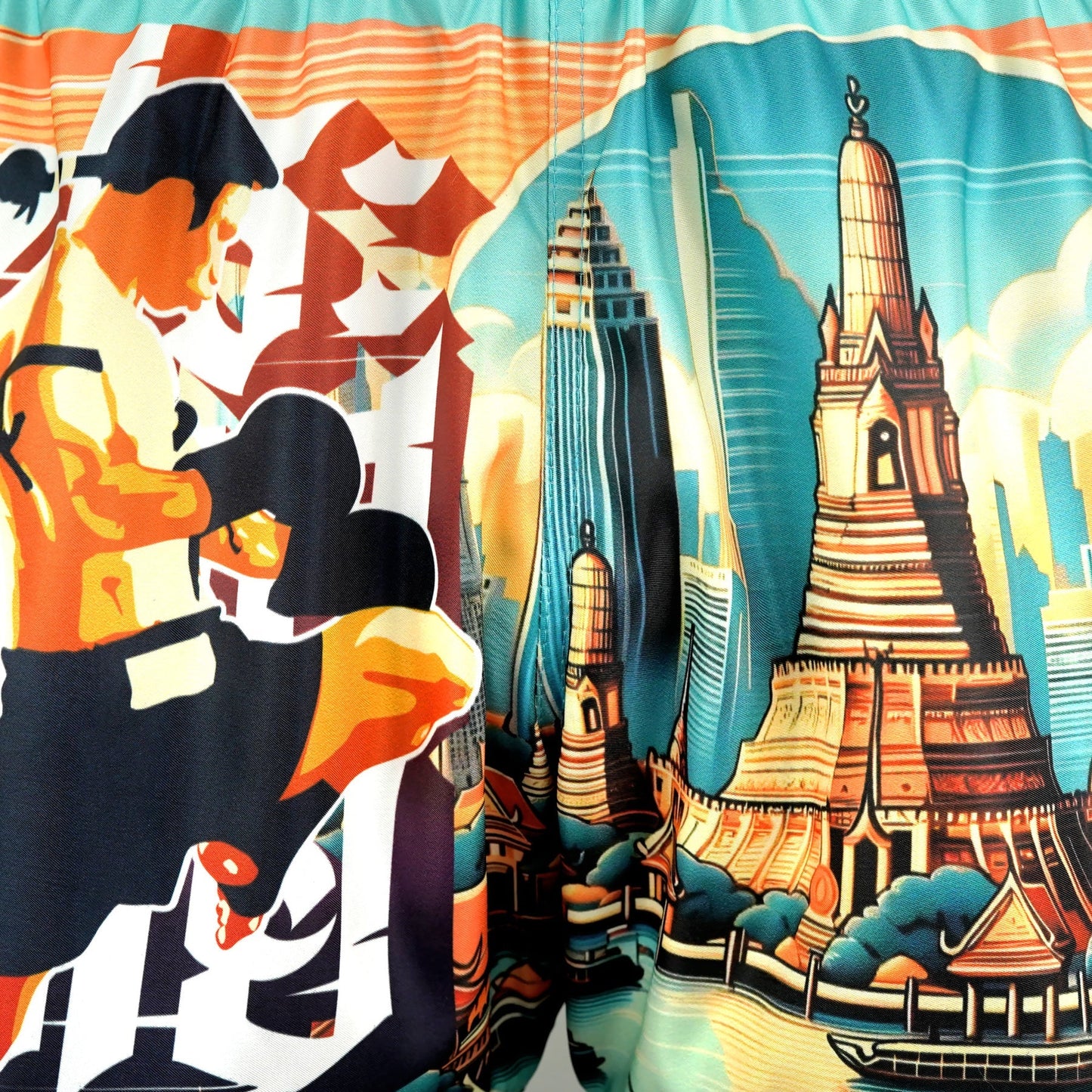 TUFF High-Cut Retro Muaythai Shorts The Legacy of Thailand