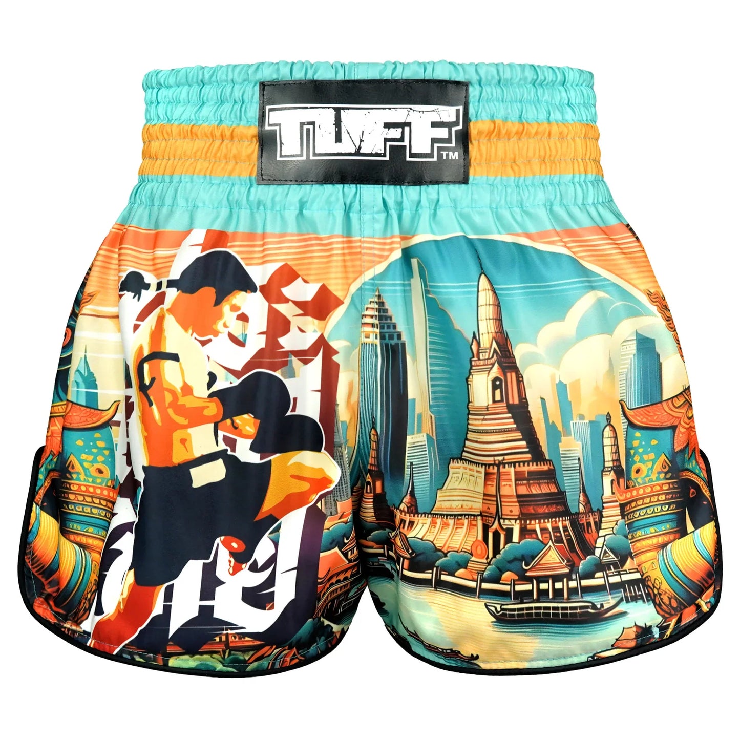 TUFF High-Cut Retro Muaythai Shorts The Legacy of Thailand