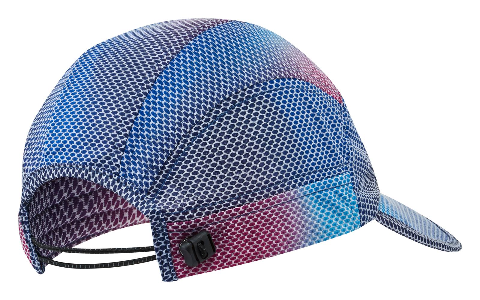 Ronhill Golden Hour running cap in lightweight fabric with adjustable strap, designed for performance and sun protection during runs.