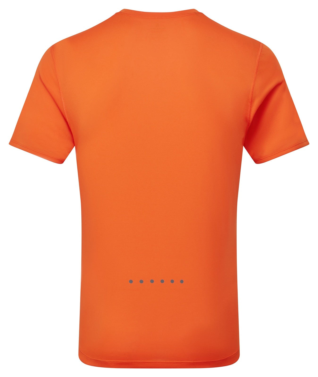 Ronhill men's Core short sleeve running tee in black, lightweight athletic top with breathable fabric for comfortable exercise.