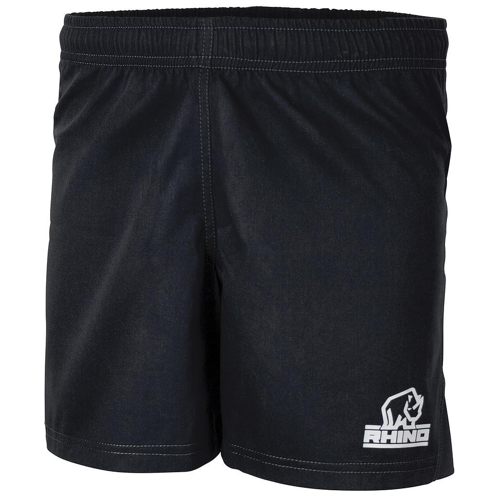 Rhino Auckland Rugby Shorts for adults, lightweight sports shorts with team logo, ideal for rugby training and games.