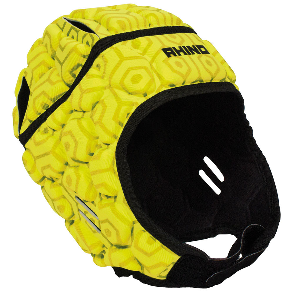 Rhino Pro Head Guard for adults, sporting goods helmet with padded chin strap and adjustable fit for martial arts or boxing.