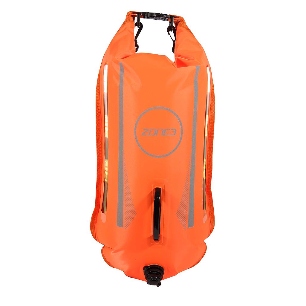 Zone3 2 LED Light Backpack Swim Safety Buoy/Dry Bag 28L