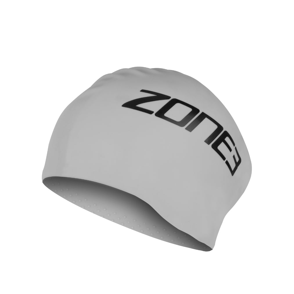 Zone3 Silicone Long Hair Swim Cap