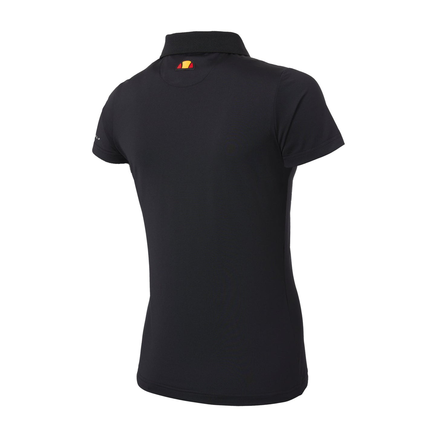 Ellesse Womens Kartin Polo Shirt, ladies clothing, white with navy accents, classic fit, short sleeves, stylish sportswear.