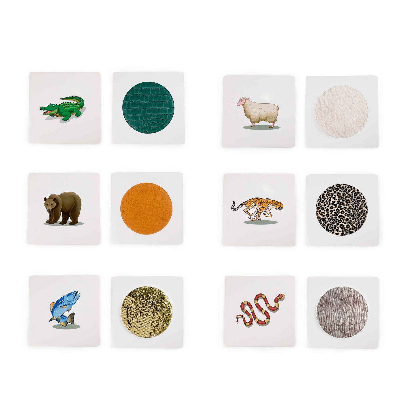 Sensory Toys animal texture plates for kids educational toy, featuring colorful, textured surfaces for sensory play and learning.